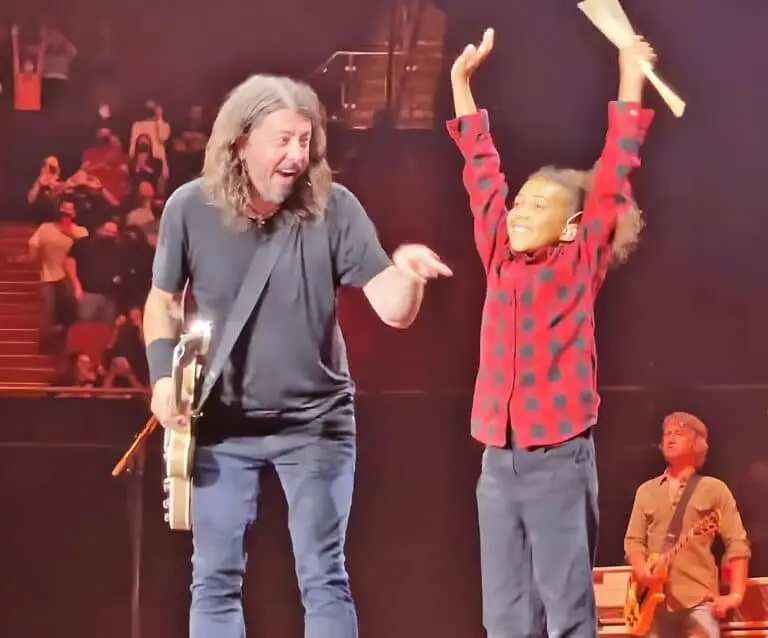 Nandi and dave grohl