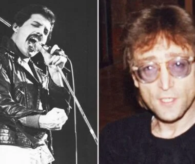 Freddie Mercury and John Lennon