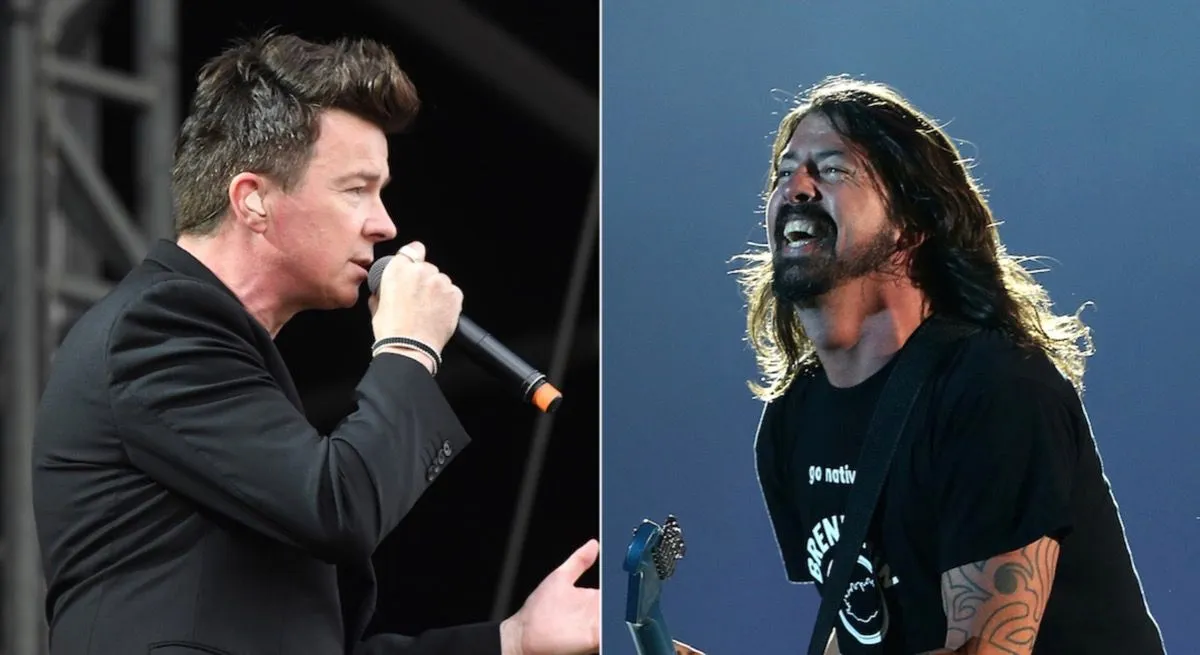 Rick Astley and Foo Fighters