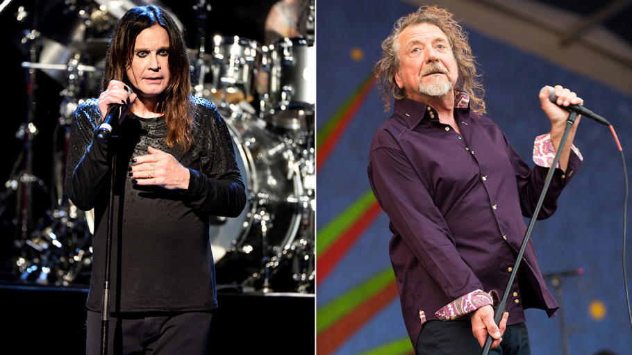 Ozzy Osbourne and Robert Plant