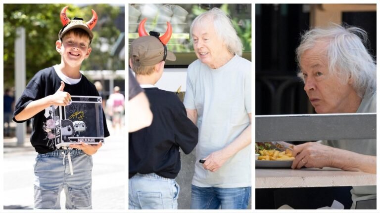 AC/DC: Lead guitarist Angus Young and wife Ellen enjoy lunch at ...